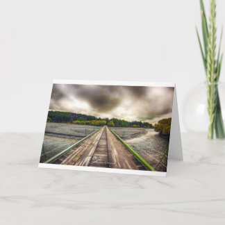 Bridge crossing - Lake Tekapo New Zealand: Card