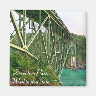 bridge, Deception Pass, Washington state Magnet