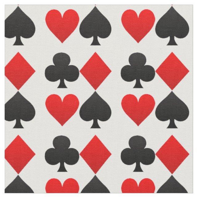 Bridge Design Fabric in Black and Red (Close Up)