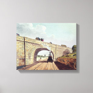 Bridge,from 'Liverpool and Manchester Railway' Canvas Print