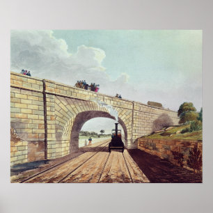 Bridge,from 'Liverpool and Manchester Railway' Poster
