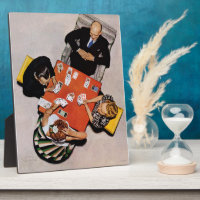 Bridge Game by Norman Rockwell