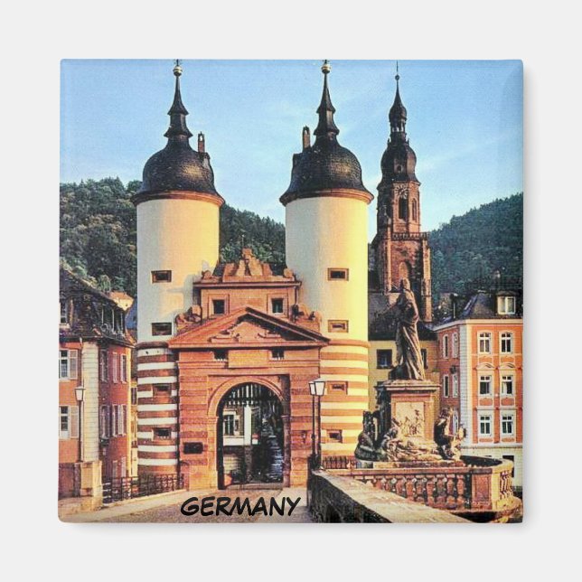 BRIDGE GATE, HEIDELBERG GERMANY MAGNET (Front)