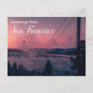 Bridge Greetings from San Francisco Postcard