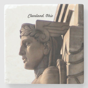 Bridge Guard (Cleveland) Stone Coaster