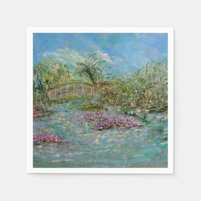 "Bridge Impressions" Cocktail napkins (Front)