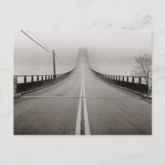 Bridge in Fog Postcard