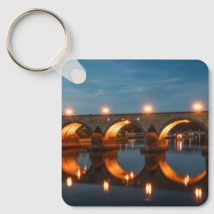 Bridge in Koblenz Germany Key Ring