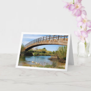Bridge in Riba-roja de Túria, Spanish Town Card