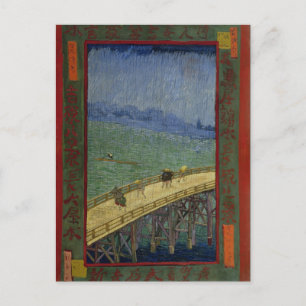 Bridge in the Rain Postcard