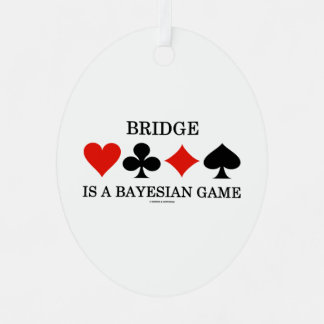 Bridge Is A Bayesian Game Four Card Suits Metal Tree Decoration