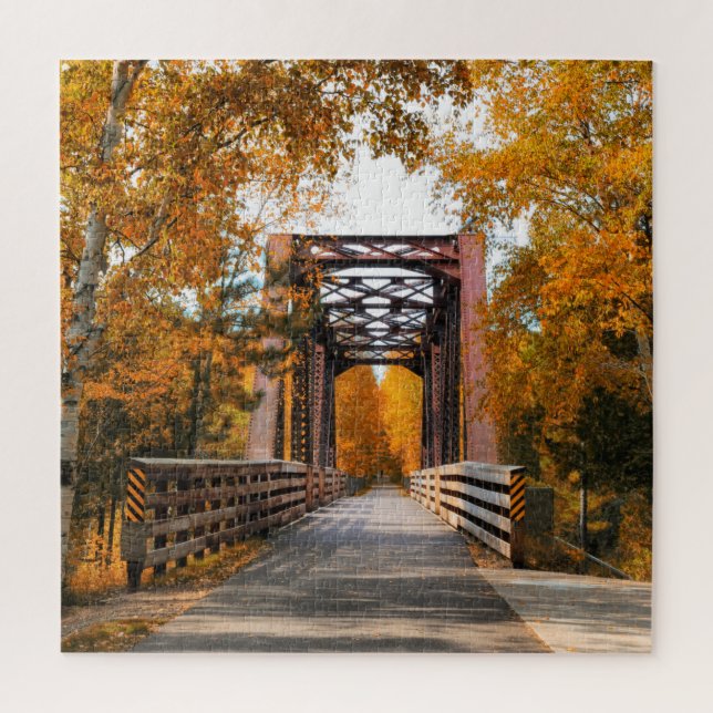 Bridge Jay Cooke State Park Minnesota Jigsaw Puzzle (Vertical)