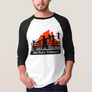 Bridge Jump - Woohoo! - Martha's Vineyard Raglan T T-Shirt