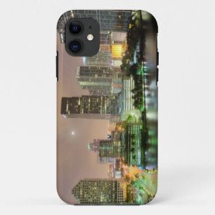 Bridge leads across waterway to downtown Miami iPhone 11 Case