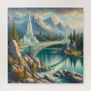 Bridge made of Crystal Jigsaw Puzzle