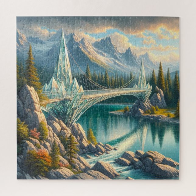 Bridge made of Crystal   Jigsaw Puzzle (Vertical)