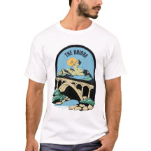 Bridge Near Mountain" Nature Lover Tee