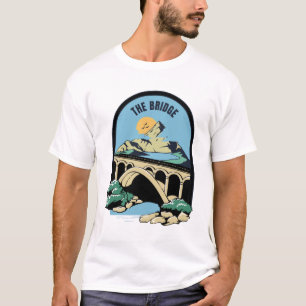 Bridge Near Mountain" Nature Lover Tee