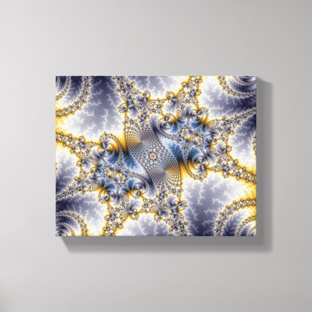 Bridge Network - Mandelbrot Fractal Art Canvas Print (Front)