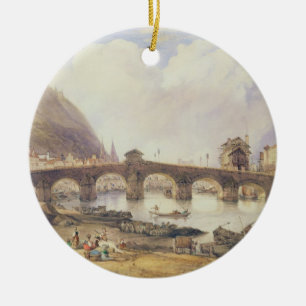 Bridge of Arches, Liege Ceramic Tree Decoration