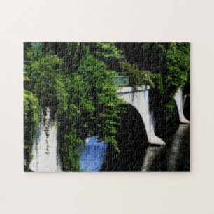 Bridge Of Flowers Shelburne Falls MA  Jigsaw Puzzle