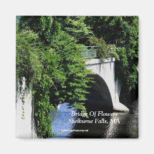 Bridge Of Flowers Shelburne Falls MA Magnet
