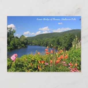 Bridge of Flowers, Shelburne Falls Postcard