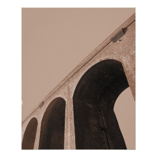 Bridge of Highs - Brown Poster