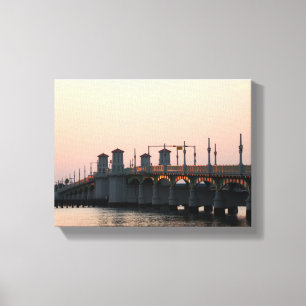 Bridge of Lions at St. Augustine, Florida Canvas Print