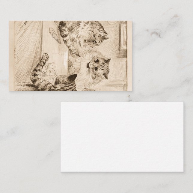 Bridge of Sighs by Louis Wain Business Card (Front/Back)