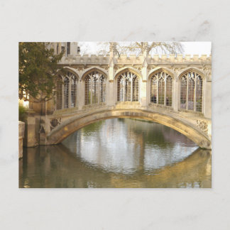 Bridge of Sighs, Cambridge, England Postcard