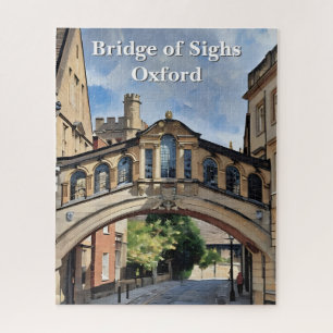 Bridge of Sighs in Oxford Acrylic Painting Jigsaw Puzzle