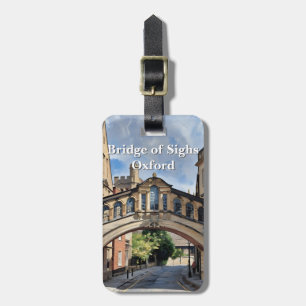 Bridge of Sighs in Oxford Acrylic Painting Luggage Tag