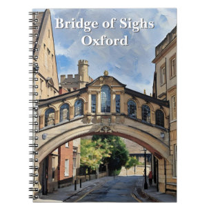 Bridge of Sighs in Oxford Acrylic Painting Notebook