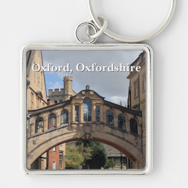 Bridge of Sighs in Oxford Key Ring (Front)