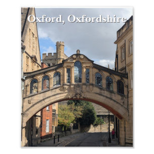 Bridge of Sighs in Oxford Photo Print