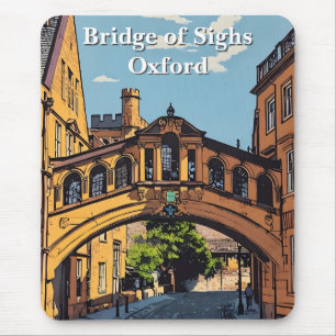 Bridge of Sighs in Oxford Poster Paint Mouse Mat