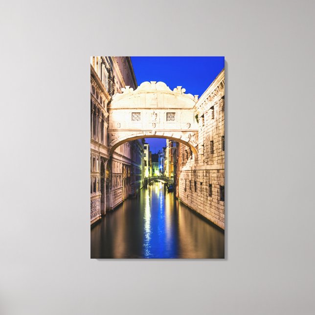 Bridge of Sighs (italian Ponte dei Sospiri) Canvas (Front)