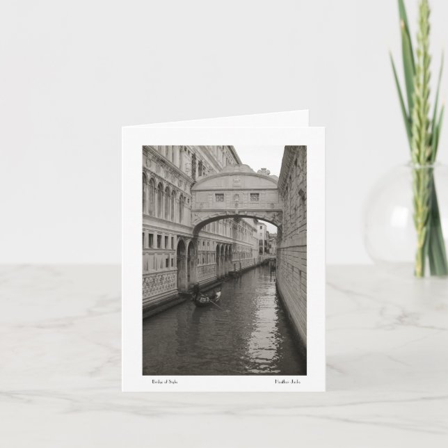 Bridge of Sighs Notecards (Front)