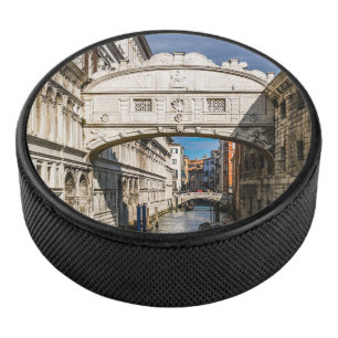Bridge of Sighs, Venezia, Italy Hockey Puck