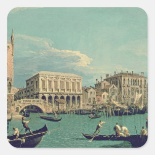 Bridge of Sighs, Venice c.1740 Square Sticker