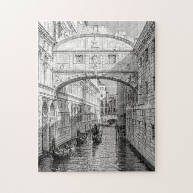Bridge of Sighs Venice Italy Photograph Jigsaw Puzzle (Vertical)