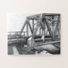 Bridge old pencilart  Monochrome