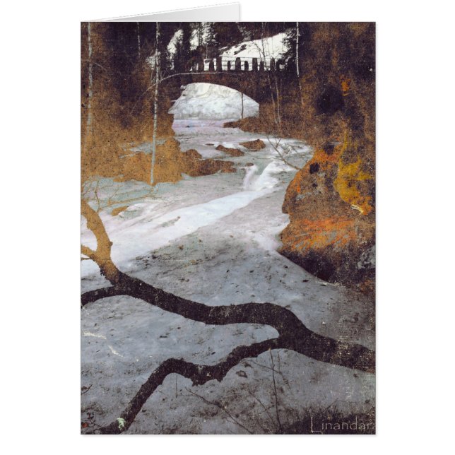Bridge Over a Frozen Stream by Alexandra Cook (Front)