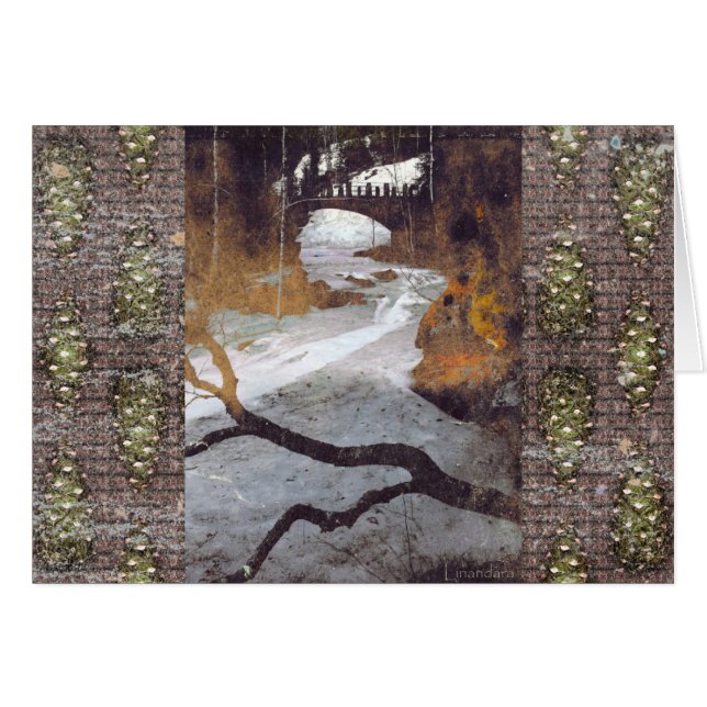 Bridge Over a Frozen Stream by Alexandra Cook (Front Horizontal)