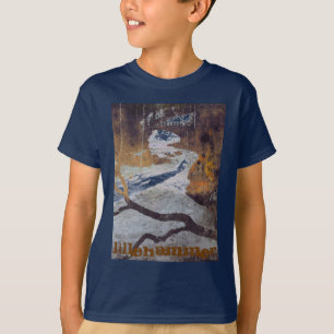 Bridge Over a Frozen Stream by Alexandra Cook T-Shirt