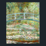 Bridge over a Pond of Water Lilies by Claude Monet Poster<br><div class="desc">As one of the founding fathers of the French Impressionism, Oscar-Claude Monet (1840–1926) broke free from the convention of copying from the old masters. Monet's impressionistic artworks depicted his direct observation of nature and emphasis on the shifting of lights according to different times and seasons. In this vintage illustration collection,...</div>