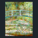 Bridge over a Pond of Water Lilies by Claude Monet Poster<br><div class="desc">Bridge over a Pond of Water Lilies by Claude Monet</div>