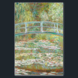 Bridge over a Pond of Water Lilies by Claude Monet Tissue Paper<br><div class="desc">Bridge over a Pond of Water Lilies by Claude Monet</div>