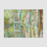 Bridge over a Pond of Water Lilies by Claude Monet Tissue Paper<br><div class="desc">Bridge over a Pond of Water Lilies by Claude Monet</div>